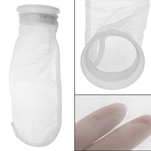 100 Micron 38,1 Cm Lunghezza 10,2 Cm Anello In Nylon Filtro Sock Fish Aquarium Marine