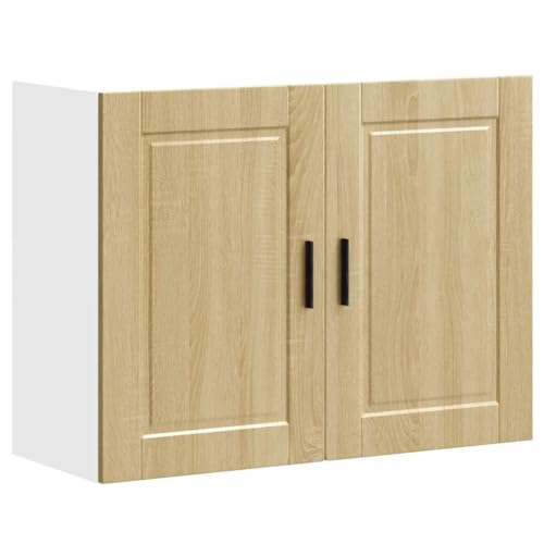 Vidaxl Pensile Da Cucina Porto Rovere Sonoma In Legno Multistrato, Pensile Da Cucina, Armadio Da Cucina A Parete, Pensili Con Ante, Pensile Montato
