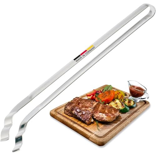 Westmark Pinza Per Barbecue E Salsicce, Estremità Curve E Ondulate, Acciaio Inox, Lunghezza: 33,9 Cm, Argento, 12742270