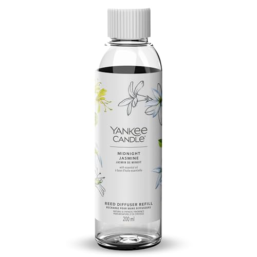 Yankee Candle Signature Diffusore A Bastoncini Ricarica | Gelsomino Di Mezzanotte | 200 Ml | Fino A 20 Settimane Di Fragranza | Un Regalo Perfetto Per