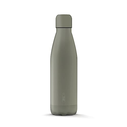 The Steel Bottle - Bottiglia Termica In Acciaio Inox, Isolamento Sottovuoto A Doppia Parete, Capacità 500 Ml, Chiusura Ermetica, Borraccia Portatile (