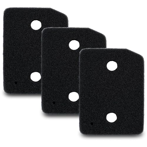 Filtro Adatto All'Asciugatrice Miele Filtro T1 9164761, Sottile, 207 X 157 X 30 Mm, Made In Germany, Filtro In Schiuma Per Lanugine(Set Di 3)