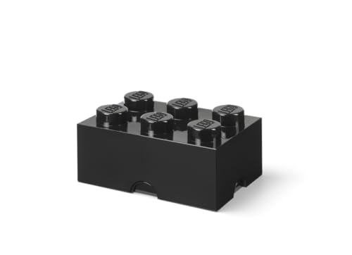 Room Copenhagen Lego Storage Brick 6, Rosso (Nero)