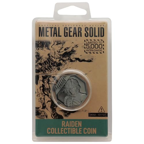 Fanattik Metal Gear Solid 2 Raiden - Moneta Metallica Da Collezione