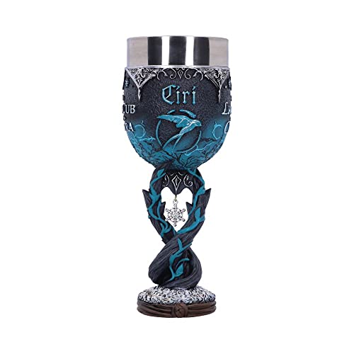 Nemesis Now Calice Con Licenza Ufficiale The Witcher Ciri, Blu, 19,5 Cm, Resina, 19.5Cm