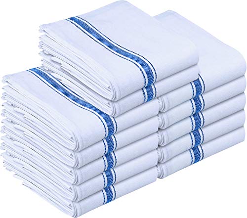 Utopia Towels - Asciugapiatti, 38 X 64 Cm, Asciugamani Da Cucina In Cotone, Set Di Asciugamani Da Bar E Da Tè Morbidi E Riutilizzabili (12 Confezioni,