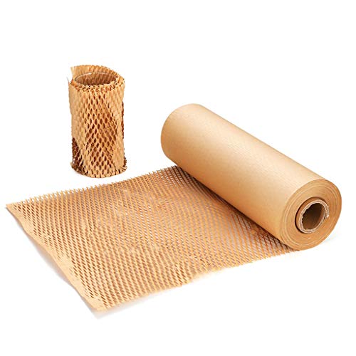 Imballaggio Carta Cuscino Wrap Szsyumunion Honeycomb Wrap Paper Rotolo Perforato-Imballaggio 30Cm X 30M Imballaggio Wrap Per Moving House Spedizione B