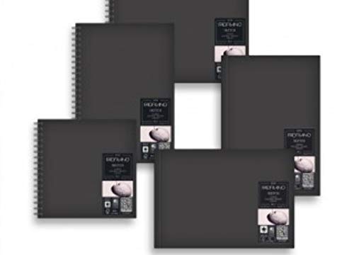 Fabriano - Blocco Di Carta Sketch Book A4, 110 G, 80 Film