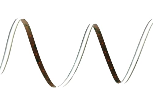 Striscia Led Cob 24V, Tagliabile Ovunque, 10W/M, Cri>90, 5 Metri, 8Mm Larghezza, Dimmerabile Pwm, Bianco Caldo 3000K