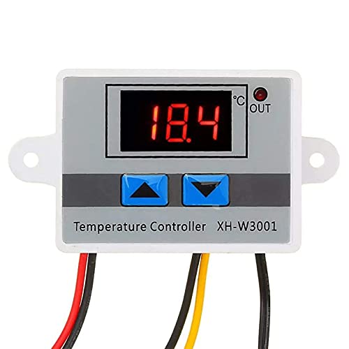 Ruizhi Xh-W3001 Digitale Led Termostato Modulo, Temperature Controller Con Sonda Impermeabile Control Switch Probe (12V/120W)