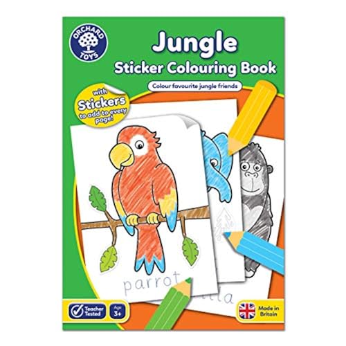 Orchard Toys Colouring Book - Jungle: Ed. Inglese