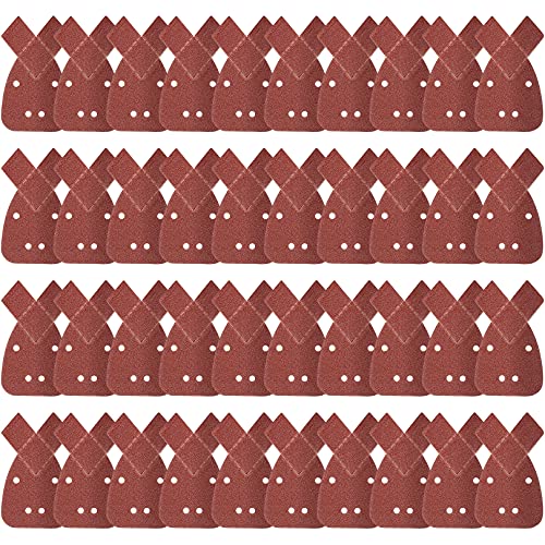Black Decker Mouse Levigatrice Pads, 40 Pezzi Mouse Palm Sander Particolari Carta Vetrata Mouse 40/60/80/120/Grana