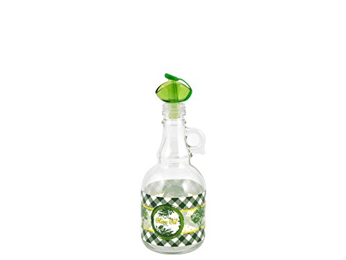 Home Olive Oil Oliera, Vetro, Verde, 500 Ml