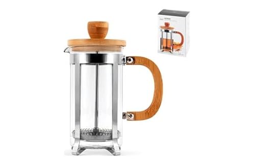 H&H Infusiera Nordic In Vetro Con Filtro Inox Cc600