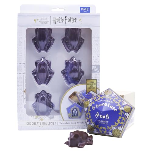 Pme Harry Potter Set Stampini Per Cioccolato, Rane Di Cioccolato Di Honeyduke'S Con Scatole Pieghevoli E Carte Da Collezione