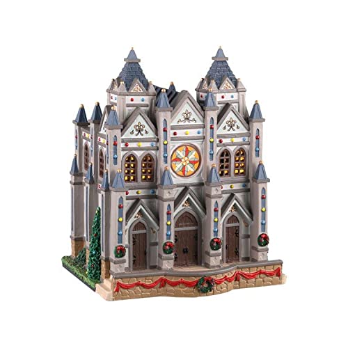 Lemax Christmas Village Christmas At The Cathedral 05661 - Led A Batteria