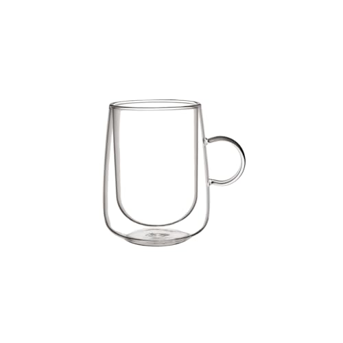Villeroy & Boch – Artesano Hot&Cold Beverages Bicchiere Per Latte Macchiato, Bicchieri Doppia Parete, Bevande Fredde E Calde, Vetro Borosilicato, Lava