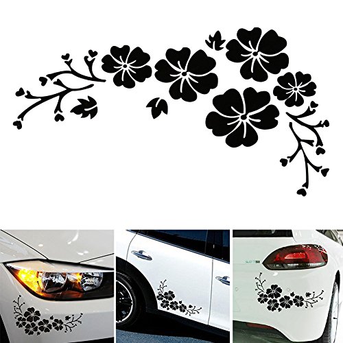 Adesivi Multicolore Confezione Di Adesivi A Fiore, Etichetta Delicata Per Auto, Motivo Floreale, 30 X 14 Cm, Etichetta Impermeabile