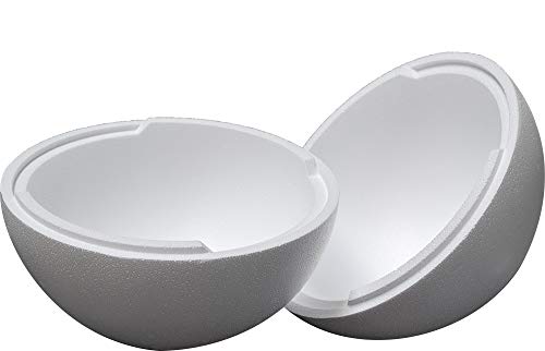 Styropor A330001 Sfere 2 Pezzi 300 Mm 1 Pezzi Eps Bianco 30 Cm
