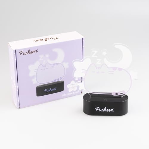 Grupo Erik: Lampada Led Ricaricabile Pusheen | Luce Notturna Pusheen Con Batterie O Usb, Luce Led Kawaii, Lucina Notte Bambini, Lampada Notturna Per B