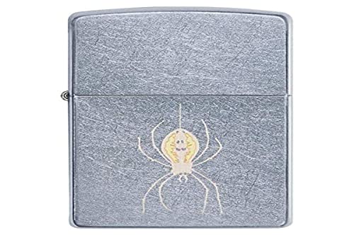 Zippo Pl 207 Spider Laser Two Tone Accendino, Ottone, Design, 5,83,81,2