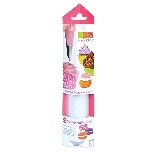 Scrapcooking 5190 Scatola Di 20 Tasche A Bussola Polipropilene Multicolore 29 X 6 X 6 Cm