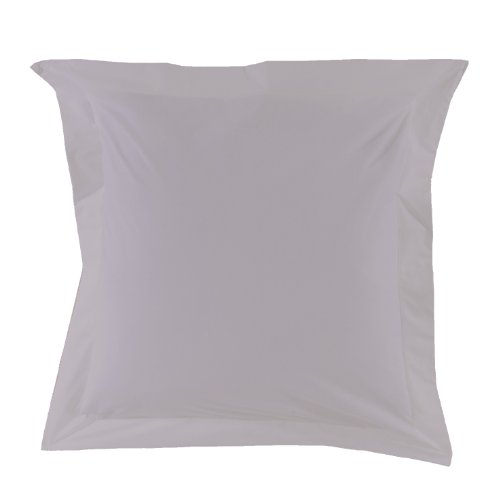 Essix Royal Line Federa Rettangolare Percalle Di Cotone, Percalle Di Cotone, Argento, 65 X 65 Cm