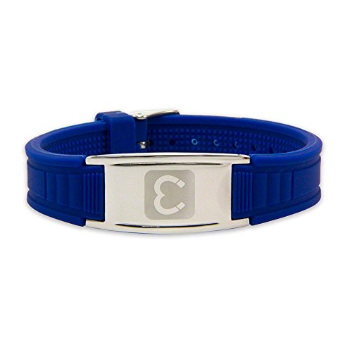 Braccialetto Sportivo Magnetico Unisex Terreno Magnetico Per Terapia E Sollievo Dal Dolore - Blu