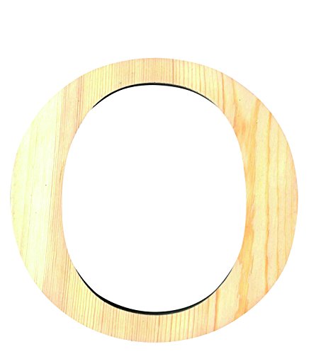 Artemio - 11,5 Cm-Bois-In Lettera Maiuscola O, Colore Beige
