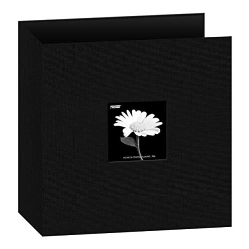 Pioneer Photo Albums T-811Cbf Deep Black Per Scrapbooking, Tessuto, Nero Intenso, 8.5 Inchesx11 Inches
