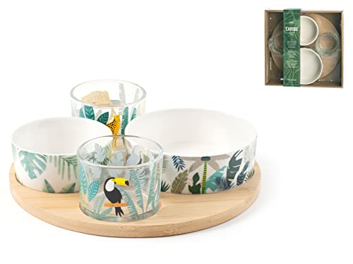 H&H Set 2 Coppette Caribe. Composto Da 1 Coppetta In Porcellana