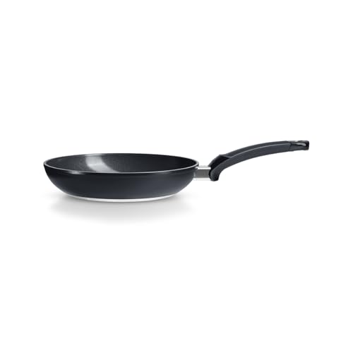 Fissler Ceratal Classic Orbit Black Padella In Alluminio, Con Rivestimento In Ceramica, Diametro Da 24 Cm, Antiaderente, Per Piani Cottura A Induzione
