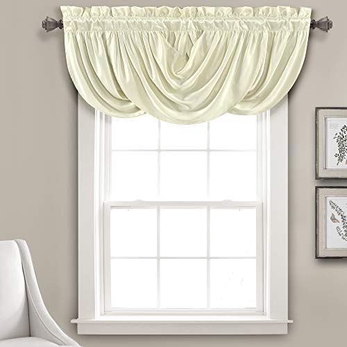 Lush Decor Lucia Valance, Ivory, Valance