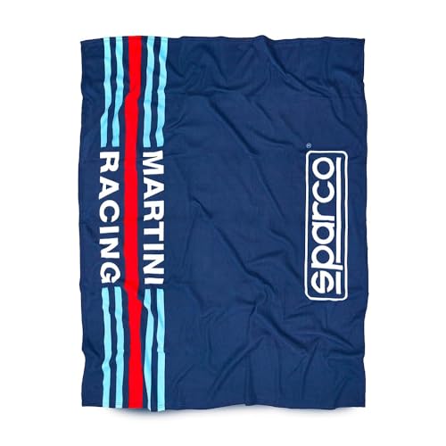 Sparco Coperta In Pile Design Martini-R 150 Cm X 130 Cm