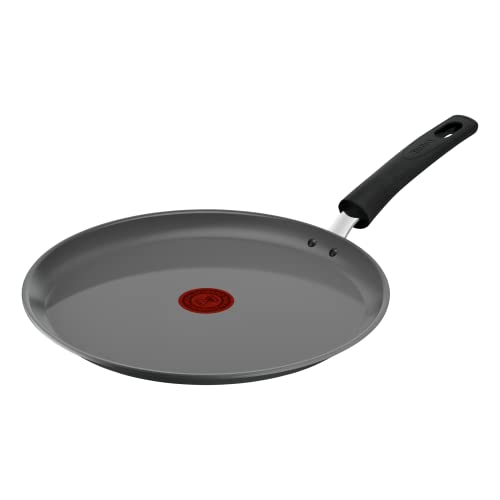 Tefal Padella Per Pancake, 28 Cm, Crepiera A Induzione, Rivestimento Ceramico, Eco-Progettato, Riciclato, Cottura Sana, Thermo-Signal, Made In France,