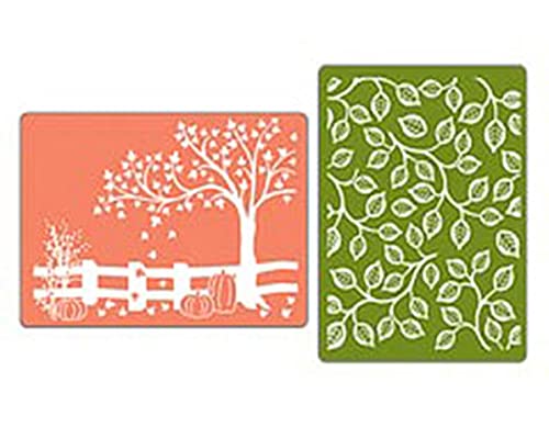 Sizzix Embossing 2Pk – Set Di Caduta Di Rachel Bright