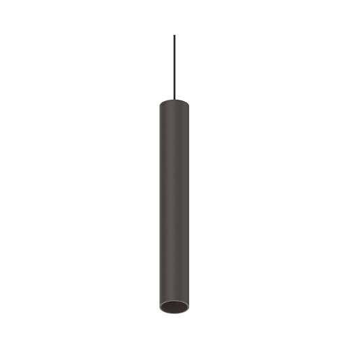 Ideal Lux Sistema Luce Binario Ego Pendant Tube 12W 4000K Dali Bk, Sistema A Rotaia, Illuminazione Modulare, Dispositivo Su Binario, 19X4H55 Cm, Nero