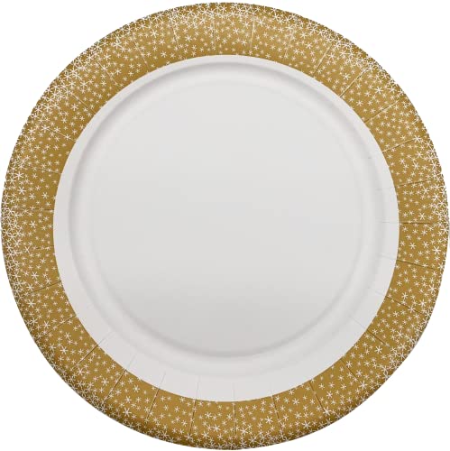 Le Nappage Arts De La Table 10 Piatti Glitterati, In Cartone, 23 Cm