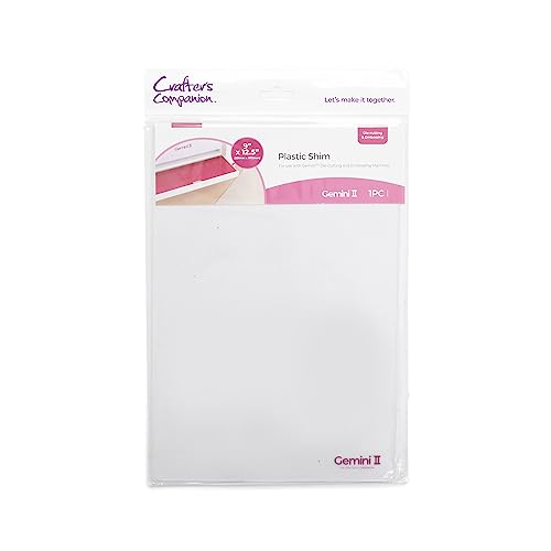Crafter'S Companion Gemini Ii-Piastra Di Ricambio Per Accessori, Spessore In Plastica, 22,9 X 31,8 Cm [Gemii-Acc-Plas], 9"X12", 3 Unità