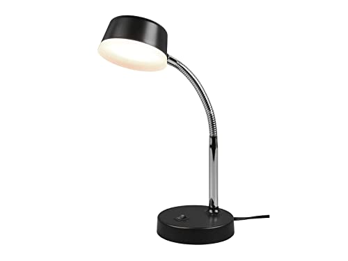 Reality Leuchten Kiko R52501102 - Lampada Da Tavolo A Led, In Plastica, Con Led Da 4,5 Watt, Colore: Nero