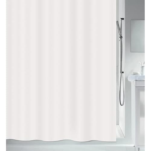 Msv Anti-Schimmel Duschvorhang Tenda Da Doccia Antimuffa, Antibatterica, Lavabile, Impermeabile, 180 X 200 Cm, Colore: Bianco, Eva, 180X180Cm