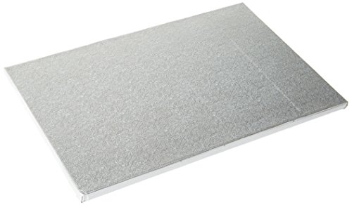Decora 0931201 Cakeboard Silver Ø 20 X H 1,2 Cm 8 Inch, Carta, Grigio, 23 X 1.2 Cm
