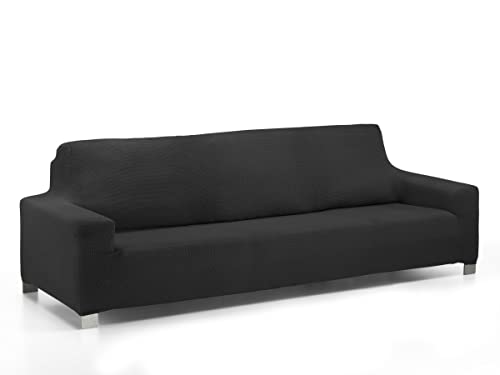 Martina Home - Copridivano Super Elastico Multiadattabile Daytona 3 Posti 3 Posti Nero