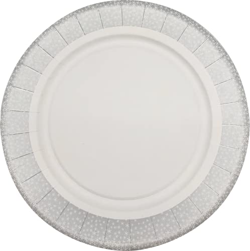 Le Nappage Arts De La Table 10 Piatti Glitterati, In Cartone, 23 Cm