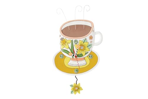 Enesco Allen Design By Michelle Allen Orologio, Multicolore, Altezza 33 Centimetri