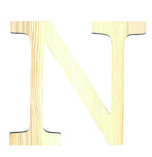 Artemio - 11.5 Lettera Cm Wood-N-Maiuscolo, Colore Beige
