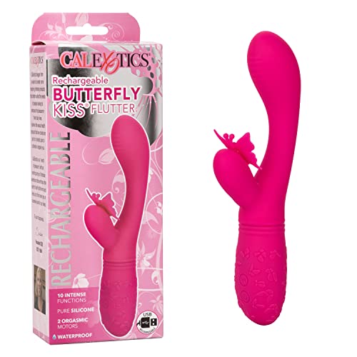 California Exotics Butterfly Kiss Flutter Pink