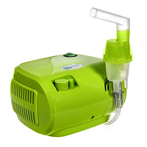 Inalatore Nebulizzatore Neb Omnibus Br-Cn116 B Bag Per Bambini Adulti (Verde Con Verde)