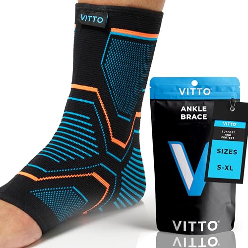 Vitto Cavigliera Ortopedica - Cavigliera Sportiva Per Danni Ai Legamenti, Caviglie Deboli, Tendinite Di Achille E Artrite (Manica, S)