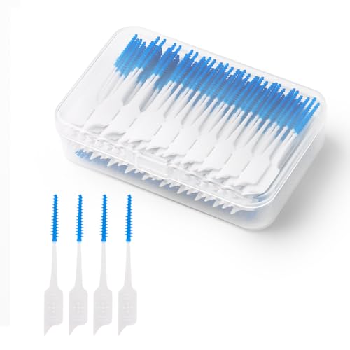 200Pcs Scovolini Dentali,Mxtimwan Spazzolino Interdentale,Scovolino Denti Con Custodia,Scovolino Interdentale,Scovolini Denti-Scovolini Per Gli Spazi